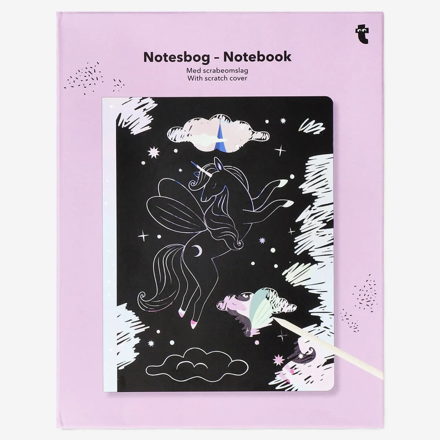 Fashion Flying Tiger Notizbuch mit Kratzschutz