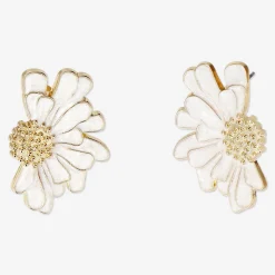 Fashion Flying Tiger Ohrstecker mit Goldblume - 2 Stk