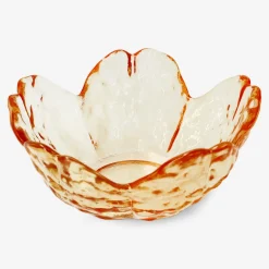 Best Flying Tiger Orangefarbener Teelichthalter in Blumenform