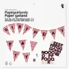 Hot Flying Tiger Papiergirlande. 300 cm