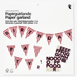 Hot Flying Tiger Papiergirlande. 300 cm