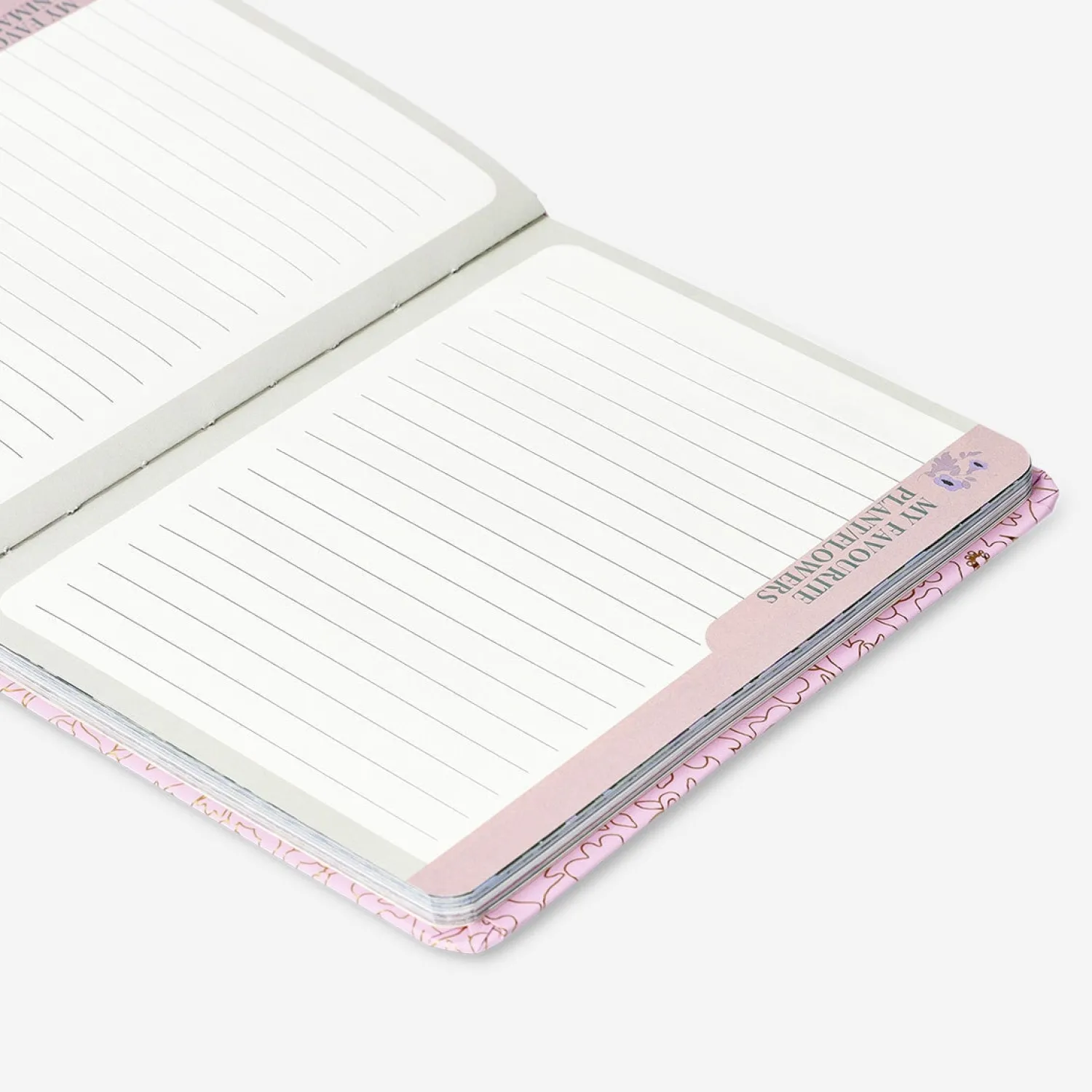 Outlet Flying Tiger Pink Personal Planner auf Englisch