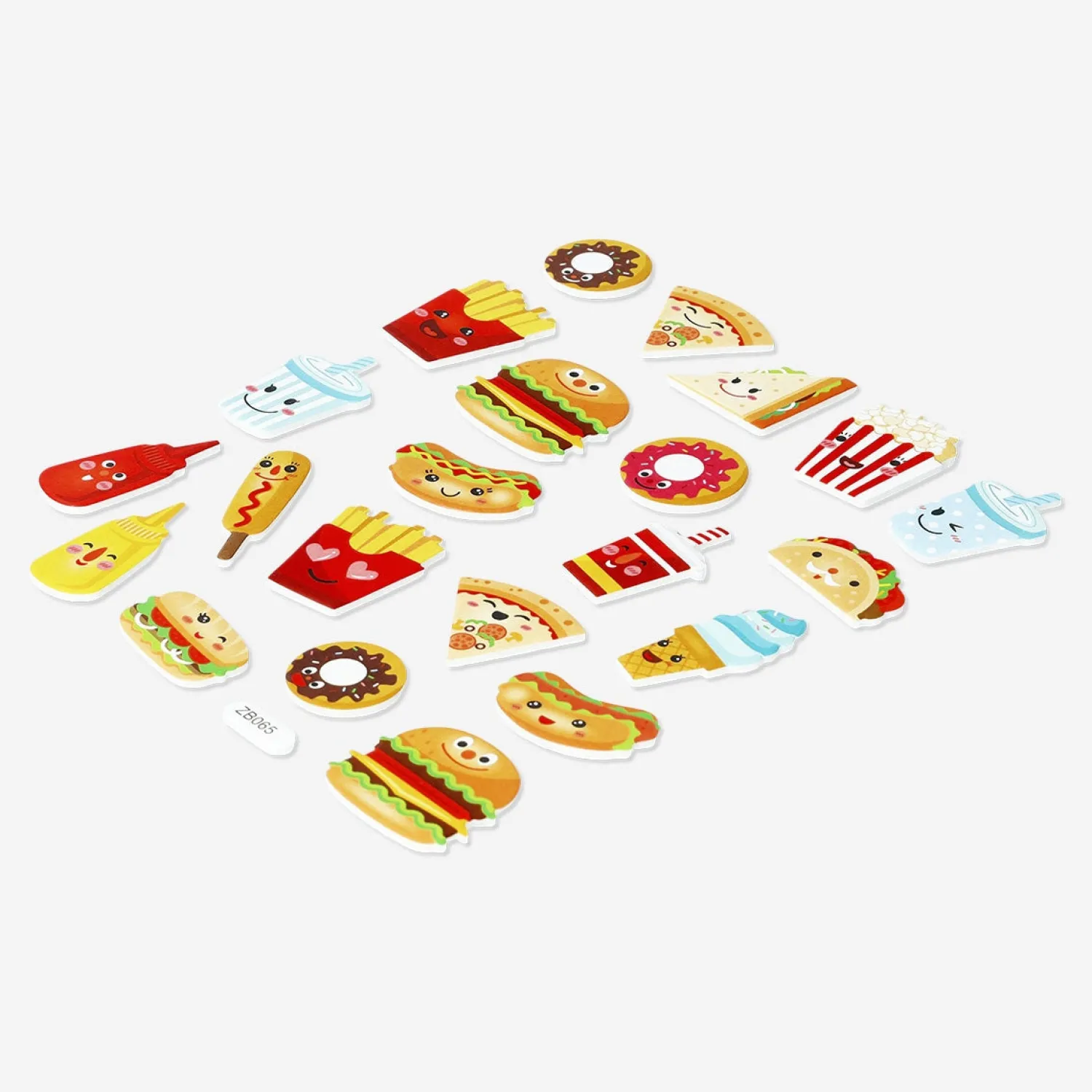 Fashion Flying Tiger Puffy Food Aufkleber
