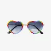 Clearance Flying Tiger Regenbogen-Sonnenbrille in Herzform