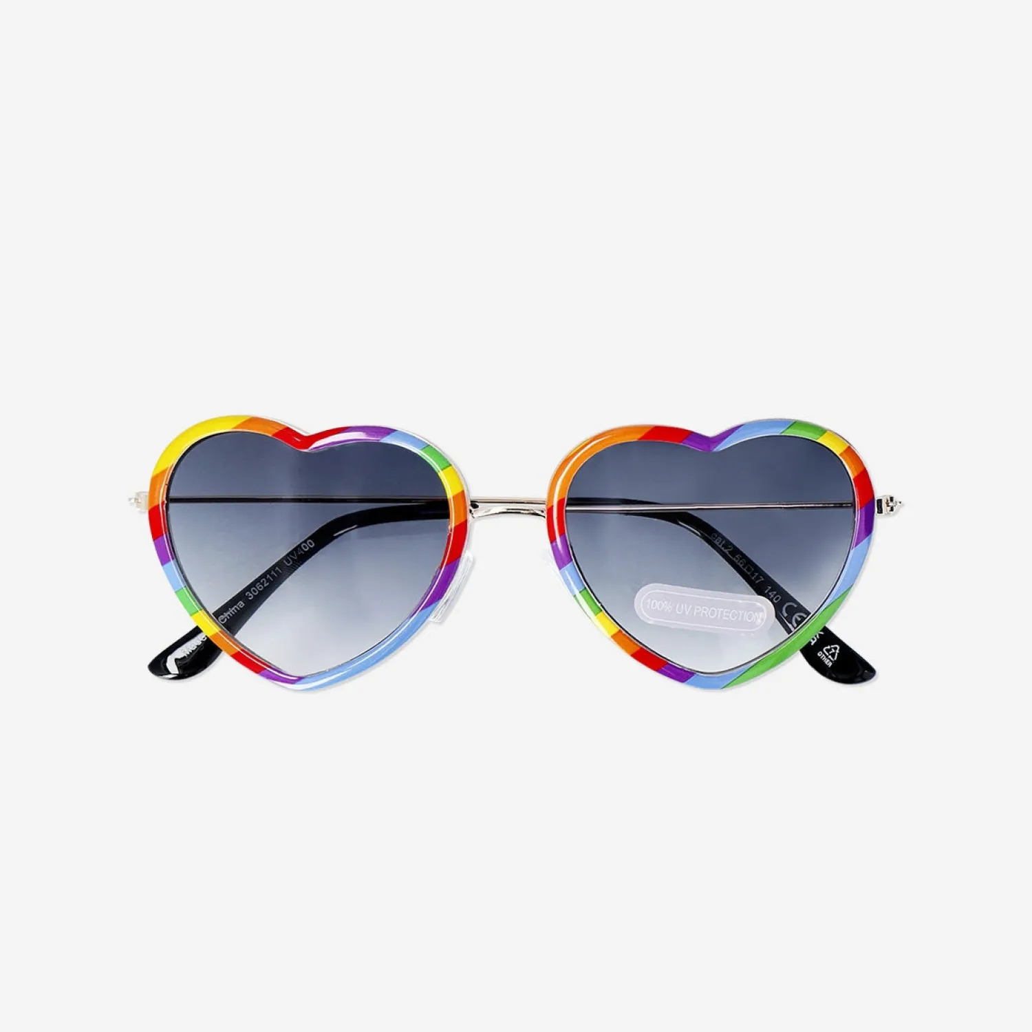 Clearance Flying Tiger Regenbogen-Sonnenbrille in Herzform