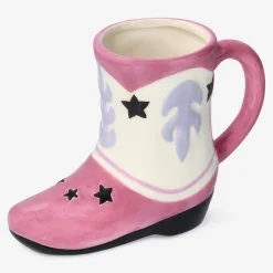 Clearance Flying Tiger Rosa Becher in Form eines Cowboystiefels