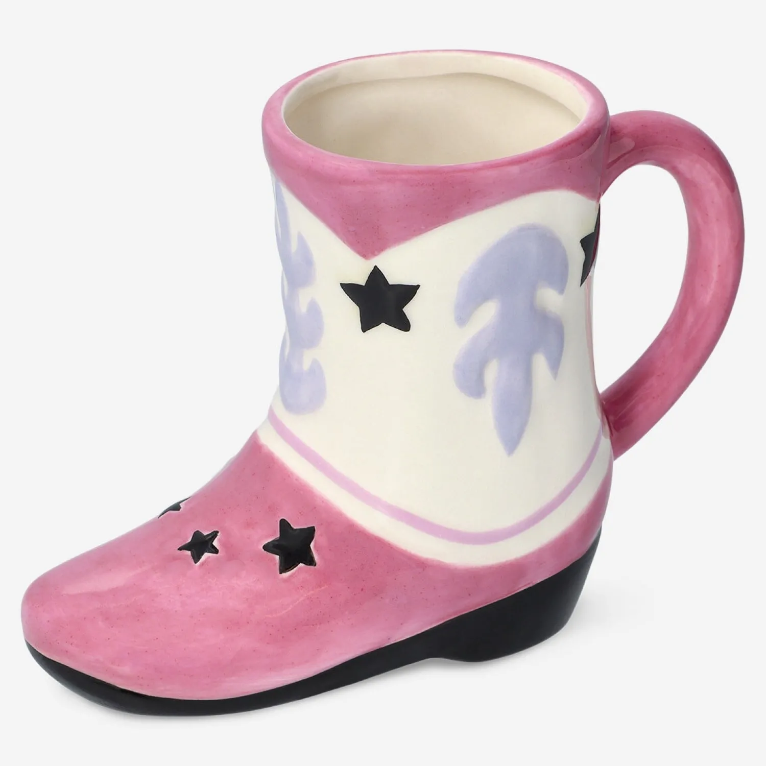 Clearance Flying Tiger Rosa Becher in Form eines Cowboystiefels