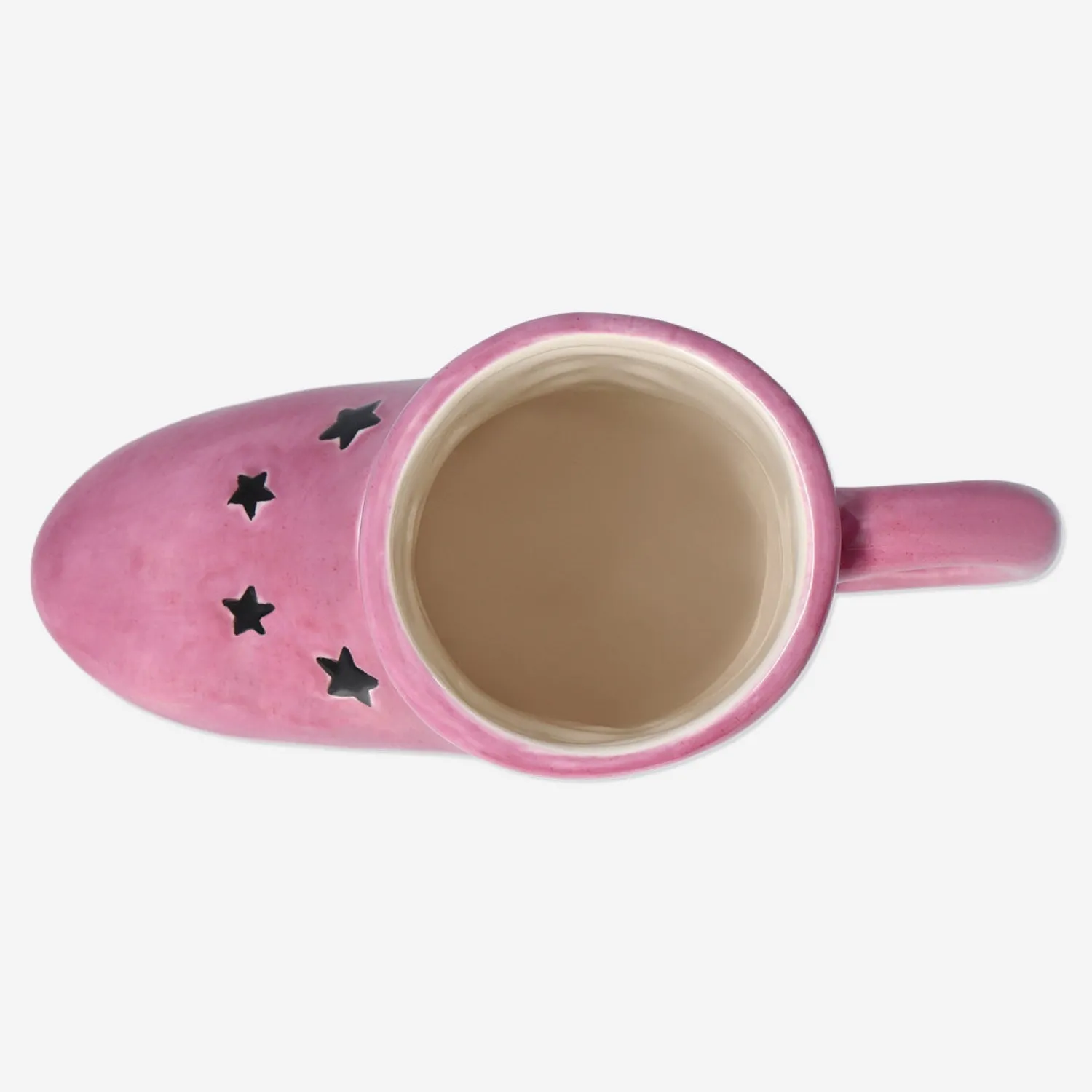 Clearance Flying Tiger Rosa Becher in Form eines Cowboystiefels