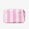 Sale Flying Tiger Rosa Kosmetiktasche mit Streifen und Ananasdruck