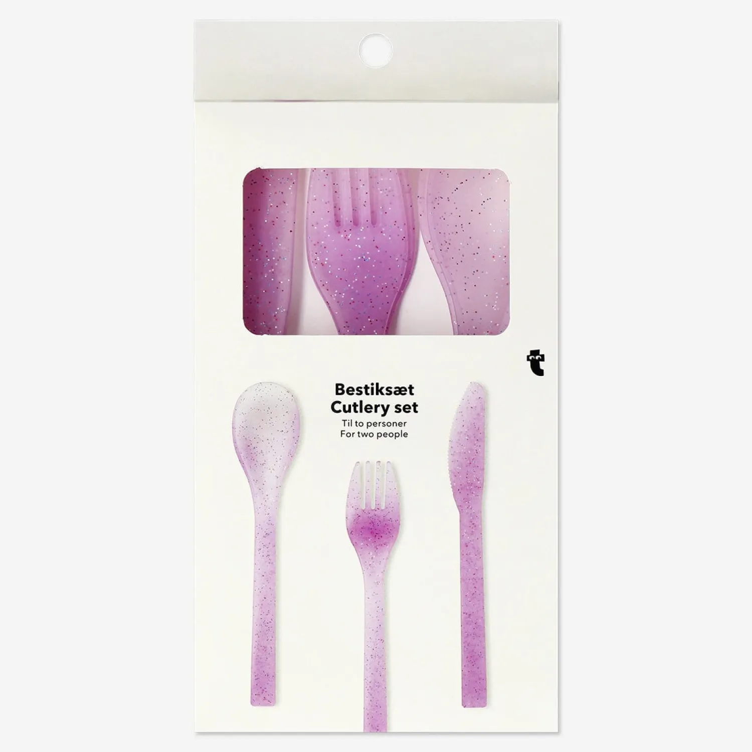 Online Flying Tiger Rosa Kunststoff-Besteck - 6 Stk