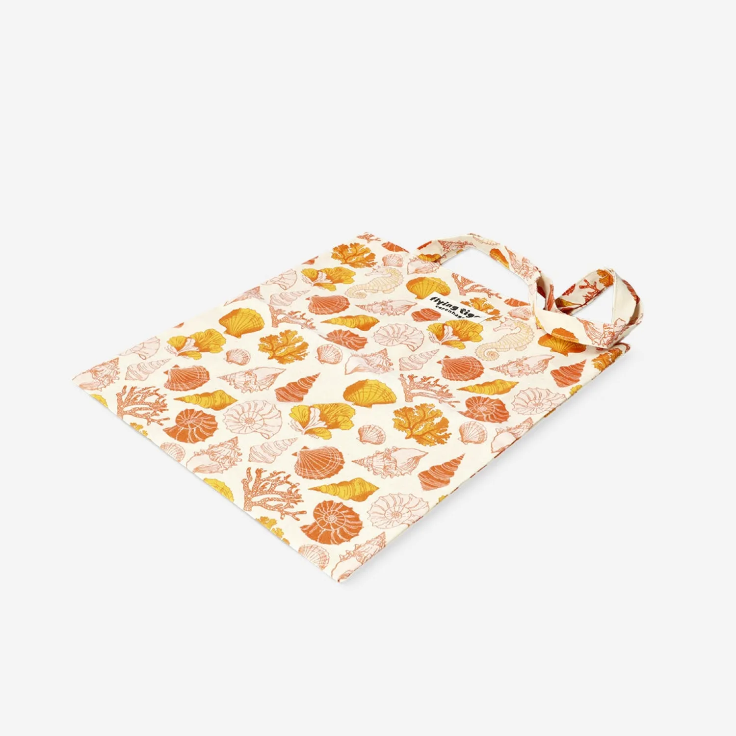 Outlet Flying Tiger Rosa Tragetasche mit Muschelmotiv