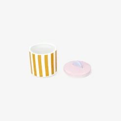 Online Flying Tiger Rosa Vorratsglas mit Streifen und Muschel - 9 cm