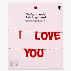Best Flying Tiger Rote Filzgirlande mit Text - 300 cm