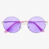 New Flying Tiger Runde lila Sonnenbrille
