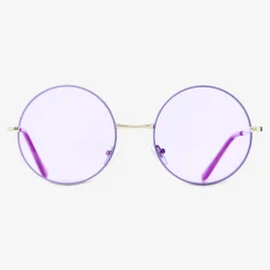New Flying Tiger Runde lila Sonnenbrille