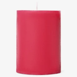 Outlet Flying Tiger Rustikale rote Stumpenkerze - 8 cm