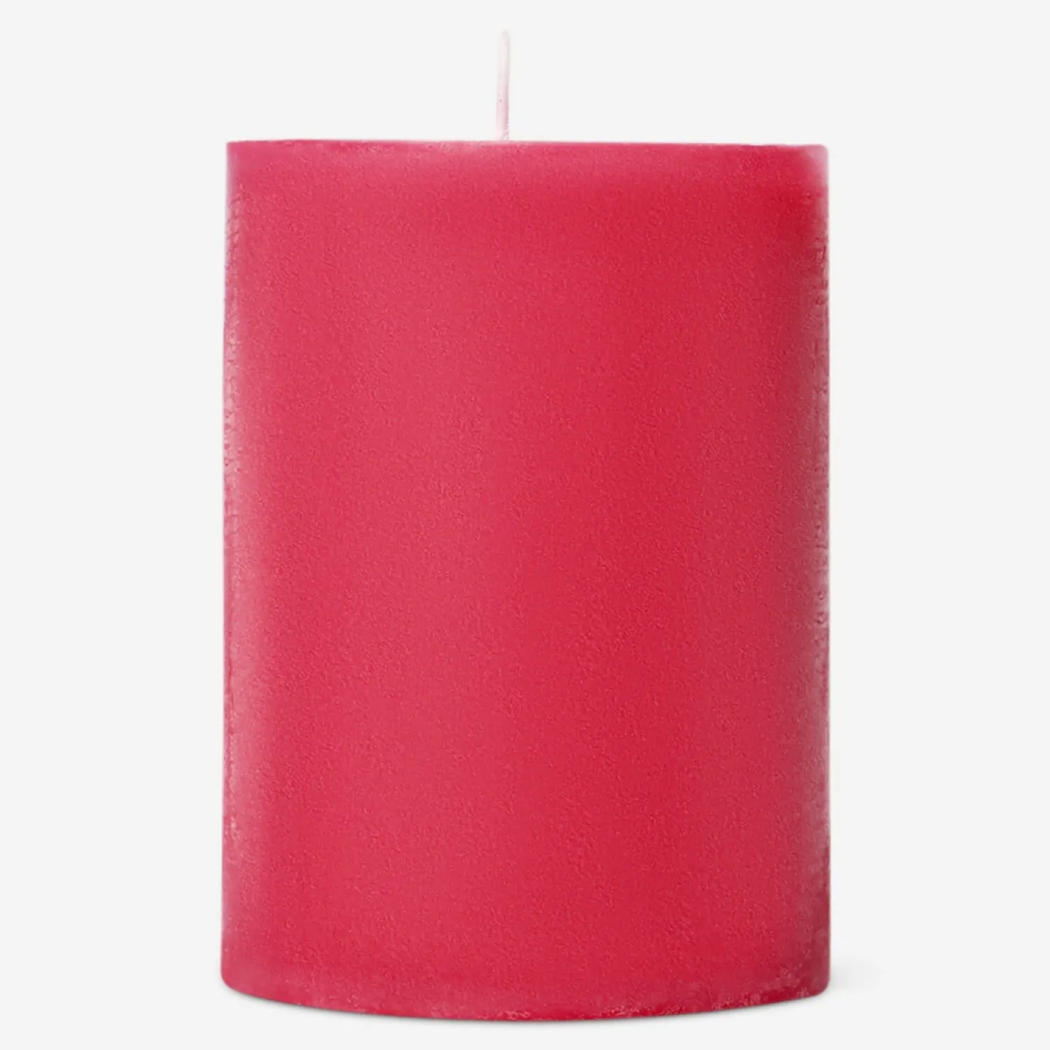 Outlet Flying Tiger Rustikale rote Stumpenkerze - 8 cm