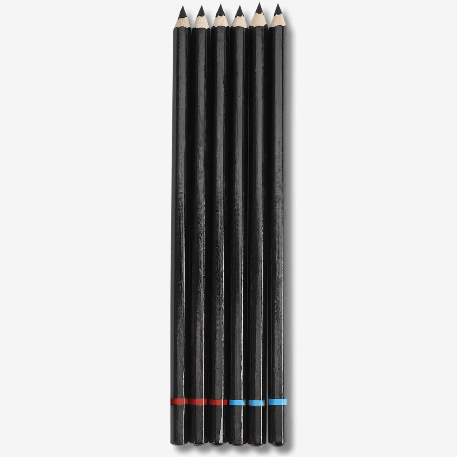 New Flying Tiger Schwarzer Kohlestift - 6 Stk