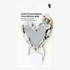 Online Flying Tiger Silbernes Herz Pop-out Griff für Telefon
