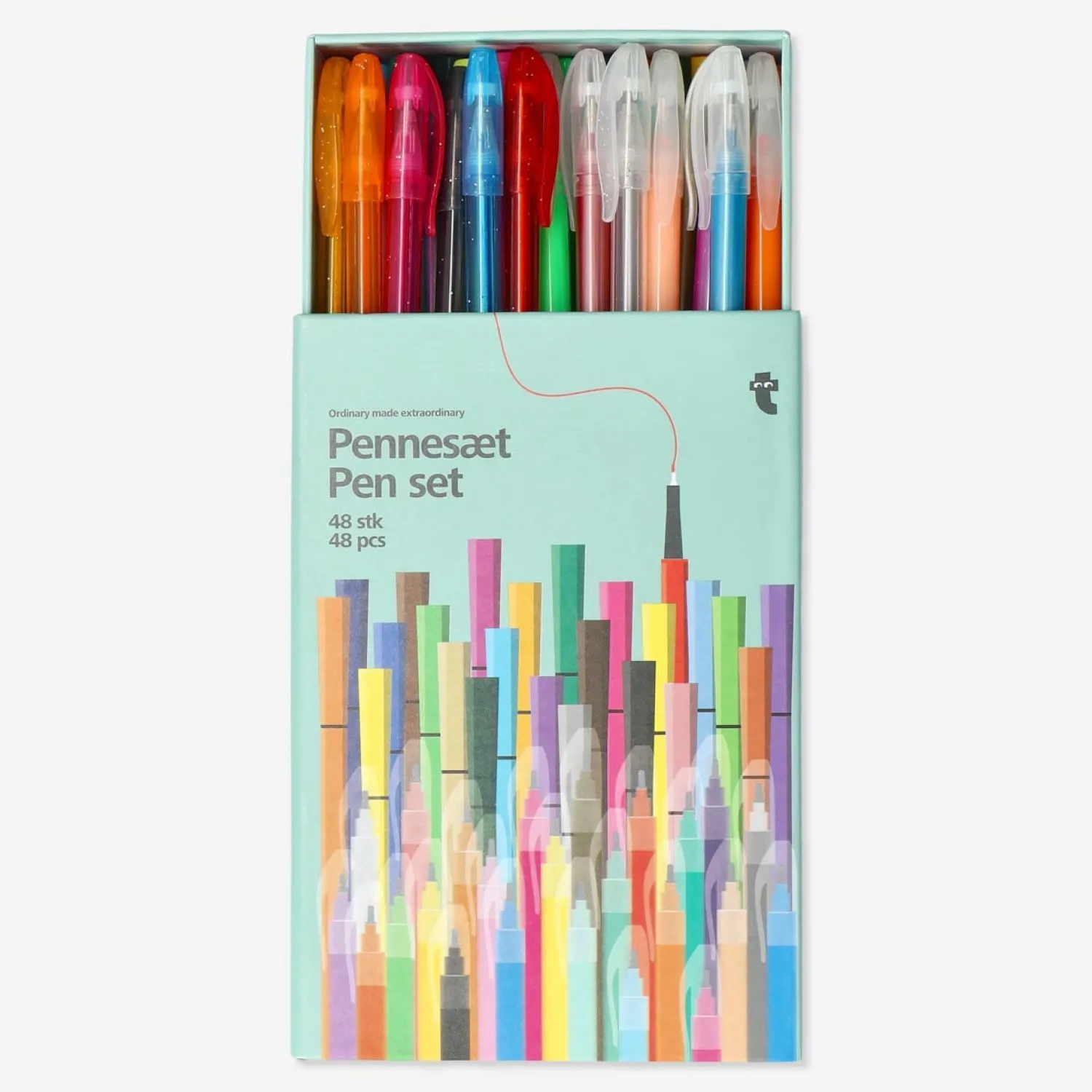 Outlet Flying Tiger Stift-Set. 48 Stk.