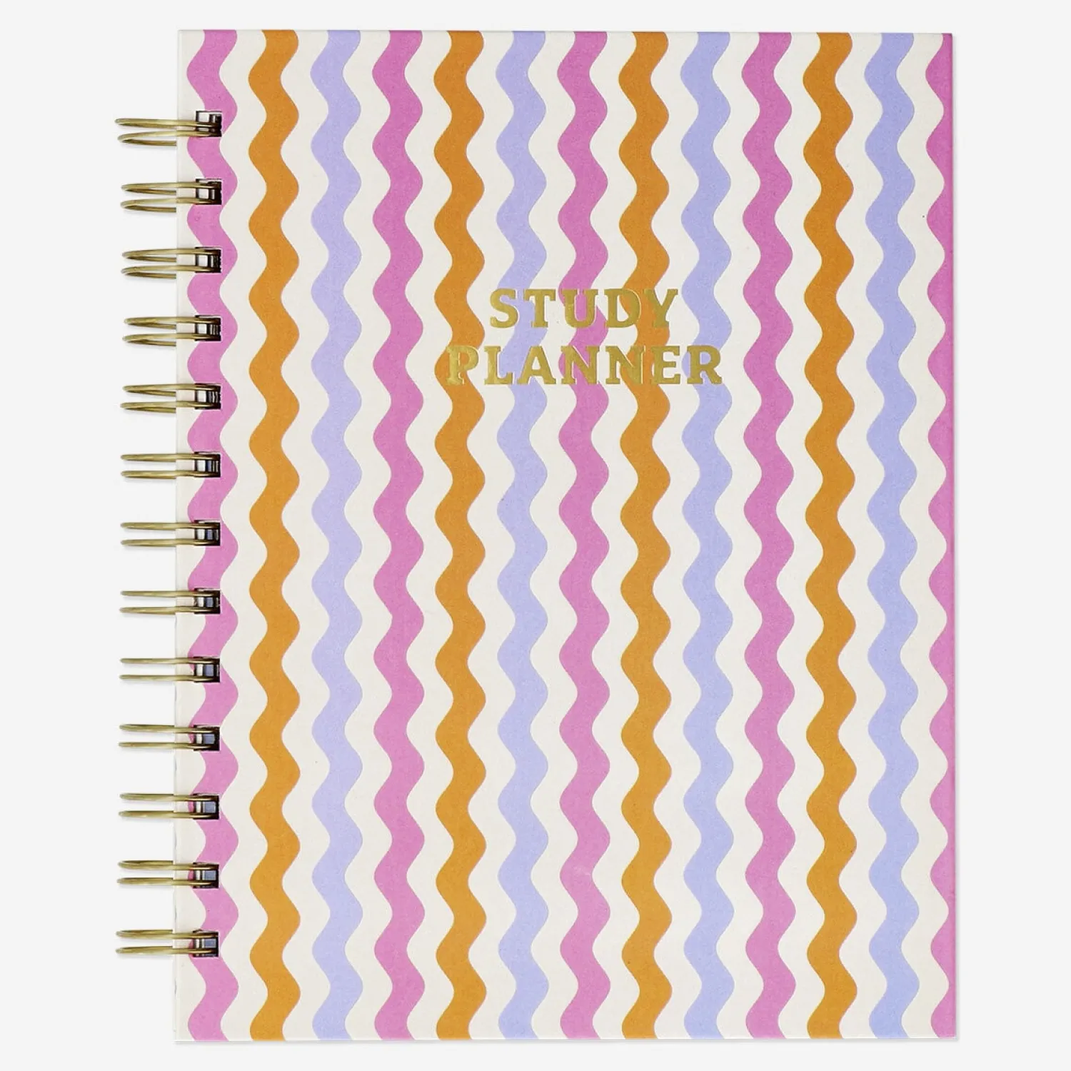 Fashion Flying Tiger Studienplaner mit Wellenmuster - Englisch