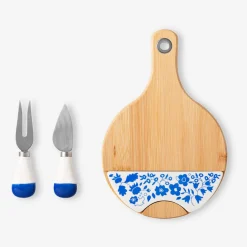 Fashion Flying Tiger Tapas-Tablett aus Bambus mit Servierwerkzeugen