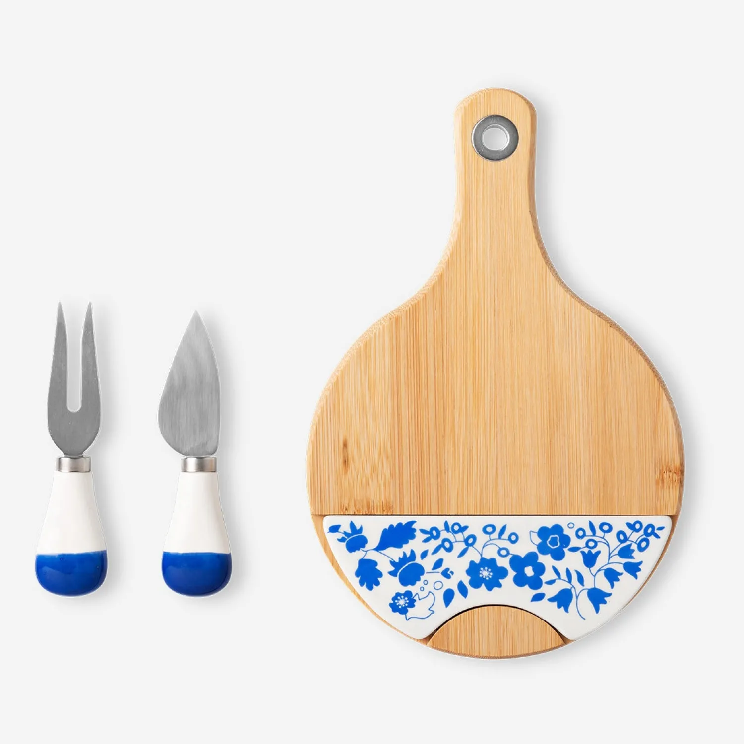 Fashion Flying Tiger Tapas-Tablett aus Bambus mit Servierwerkzeugen