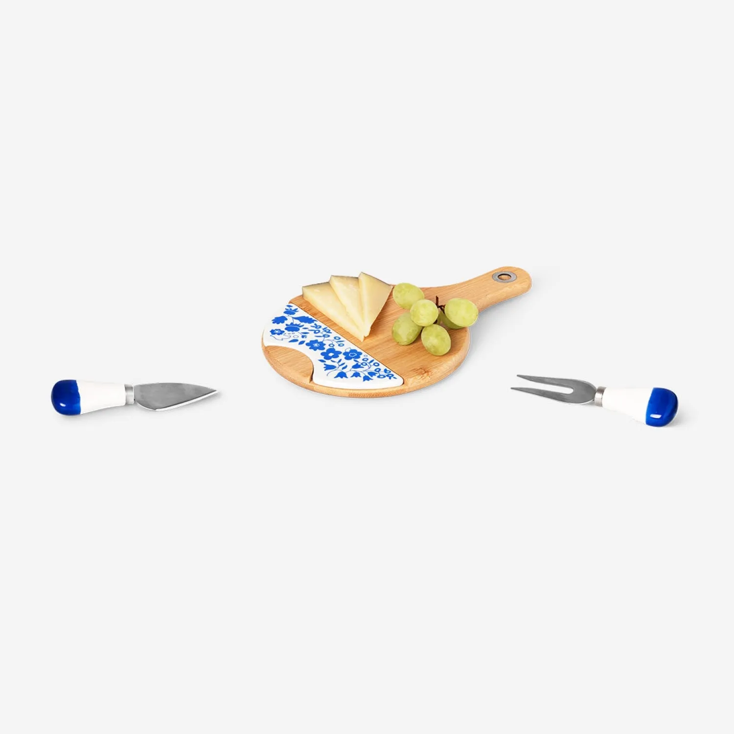 Fashion Flying Tiger Tapas-Tablett aus Bambus mit Servierwerkzeugen