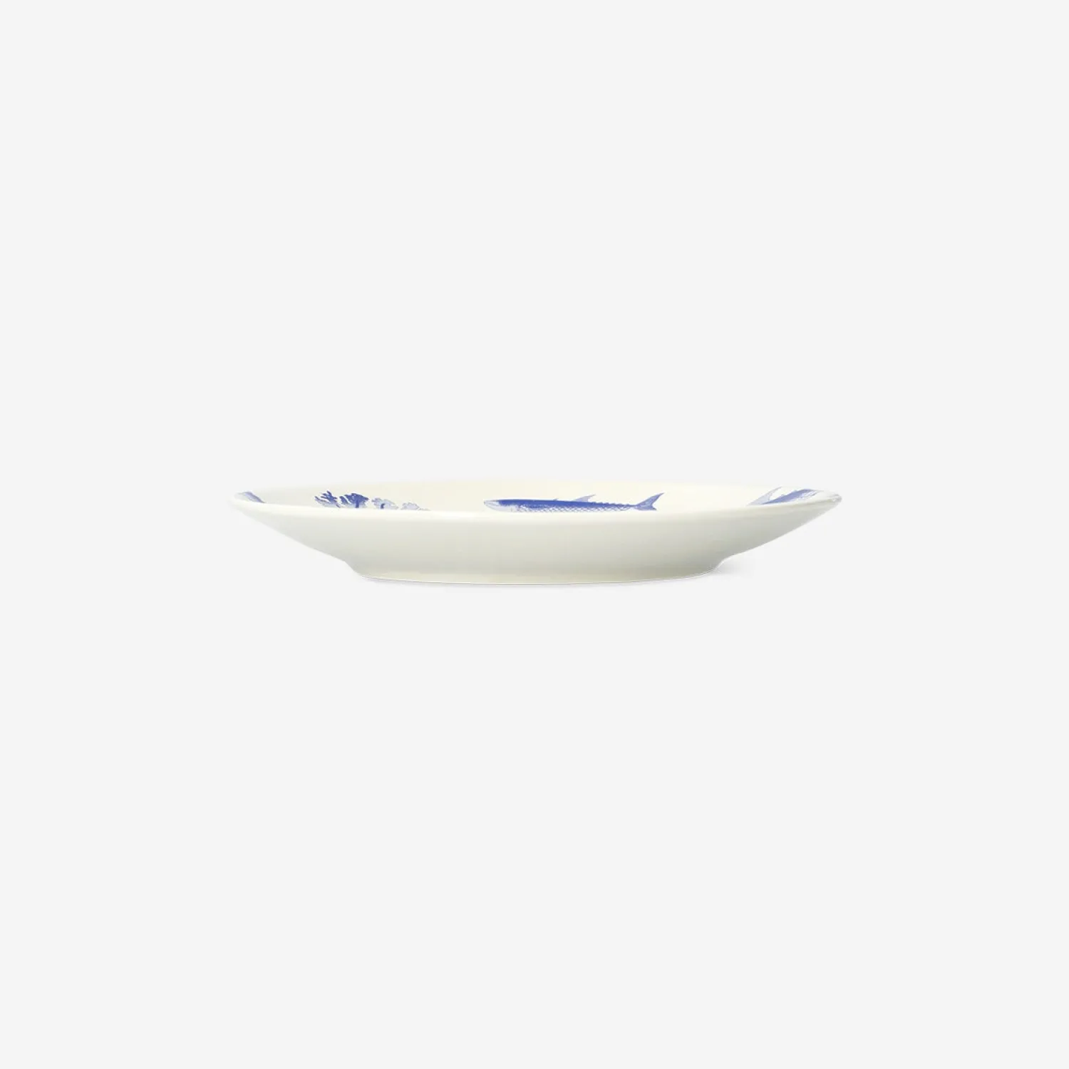 Fashion Flying Tiger Teller mit blauem Fischmotiv - 16 cm
