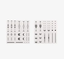 Online Flying Tiger Temporäres Tattoo-Set - 57 Stück