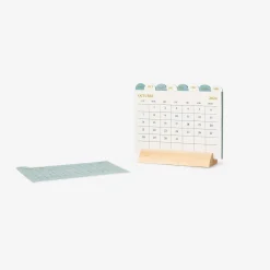Discount Flying Tiger Tischkalender mit Holzhalterung - Spanisch