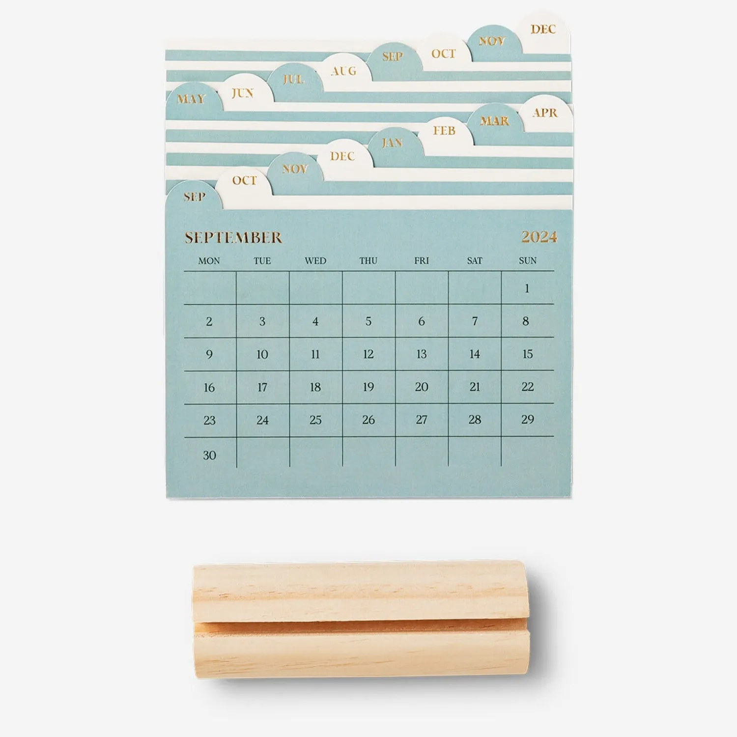 Discount Flying Tiger Tischkalender mit Holzhalterung - Englisch
