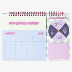 Online Flying Tiger Tischkalender mit monatlichen Aufgaben - Englisch