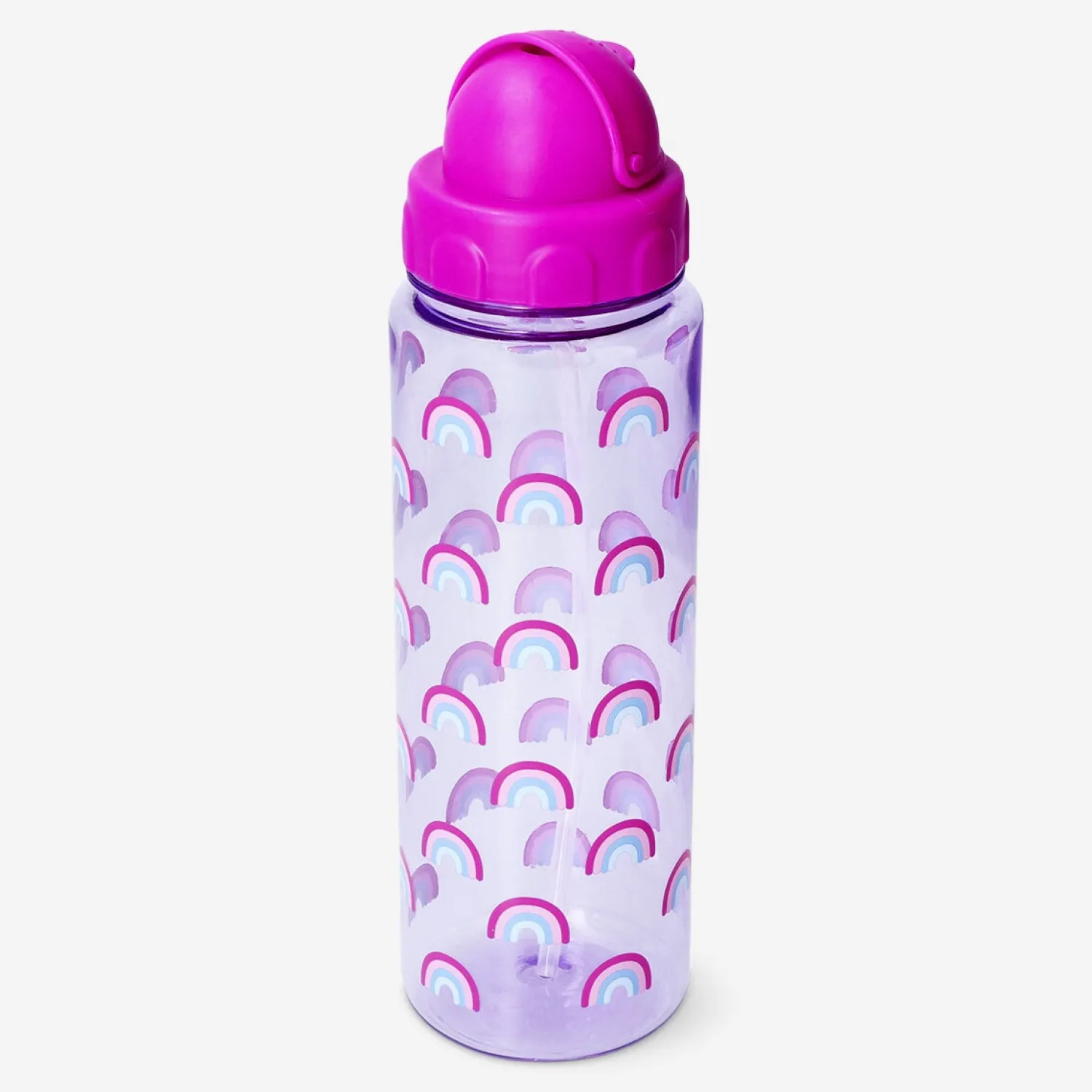 Outlet Flying Tiger Trinkflasche mit Regenbögen und Strohhalm - 700 ml