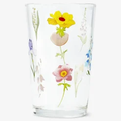 Sale Flying Tiger Trinkglas mit Blumen - 220 ml