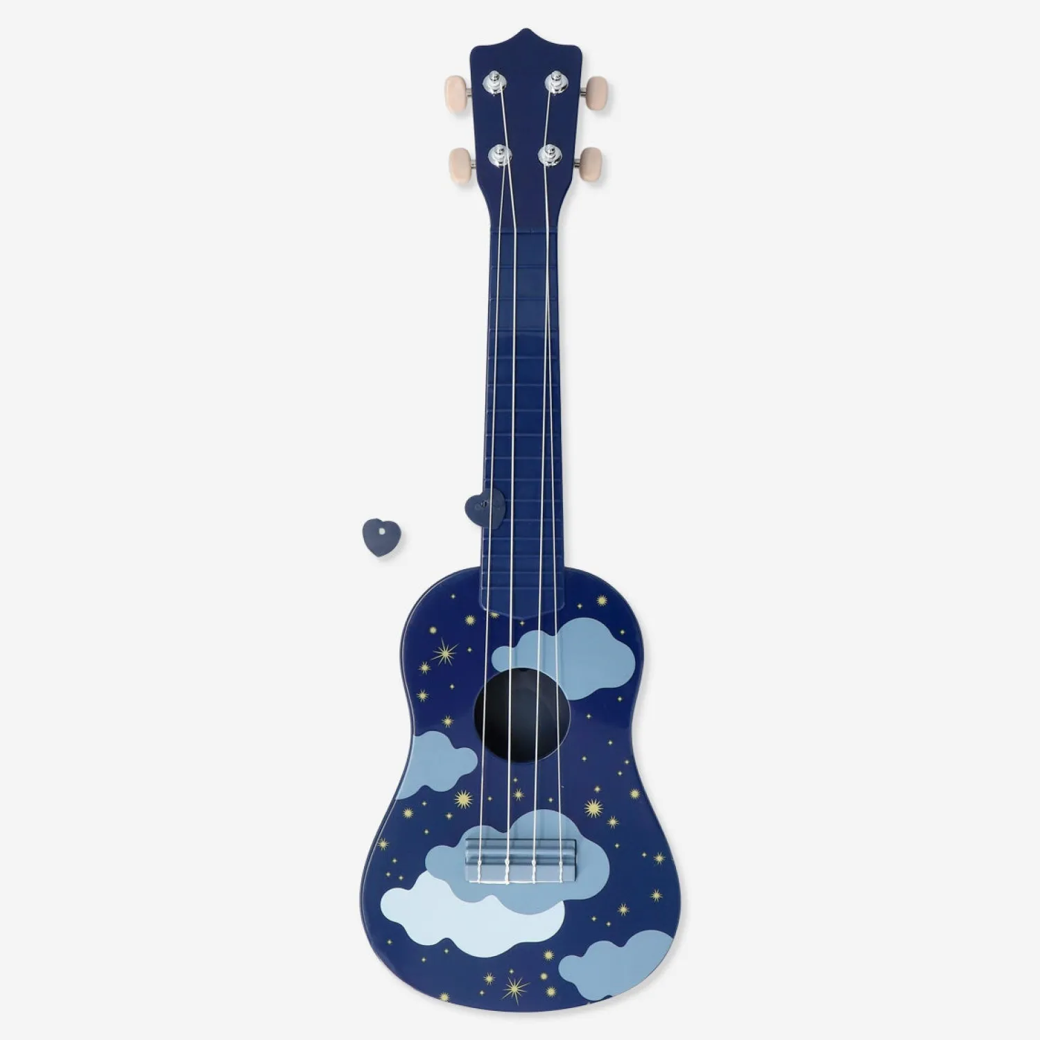 Online Flying Tiger Ukulele mit Wolken Design