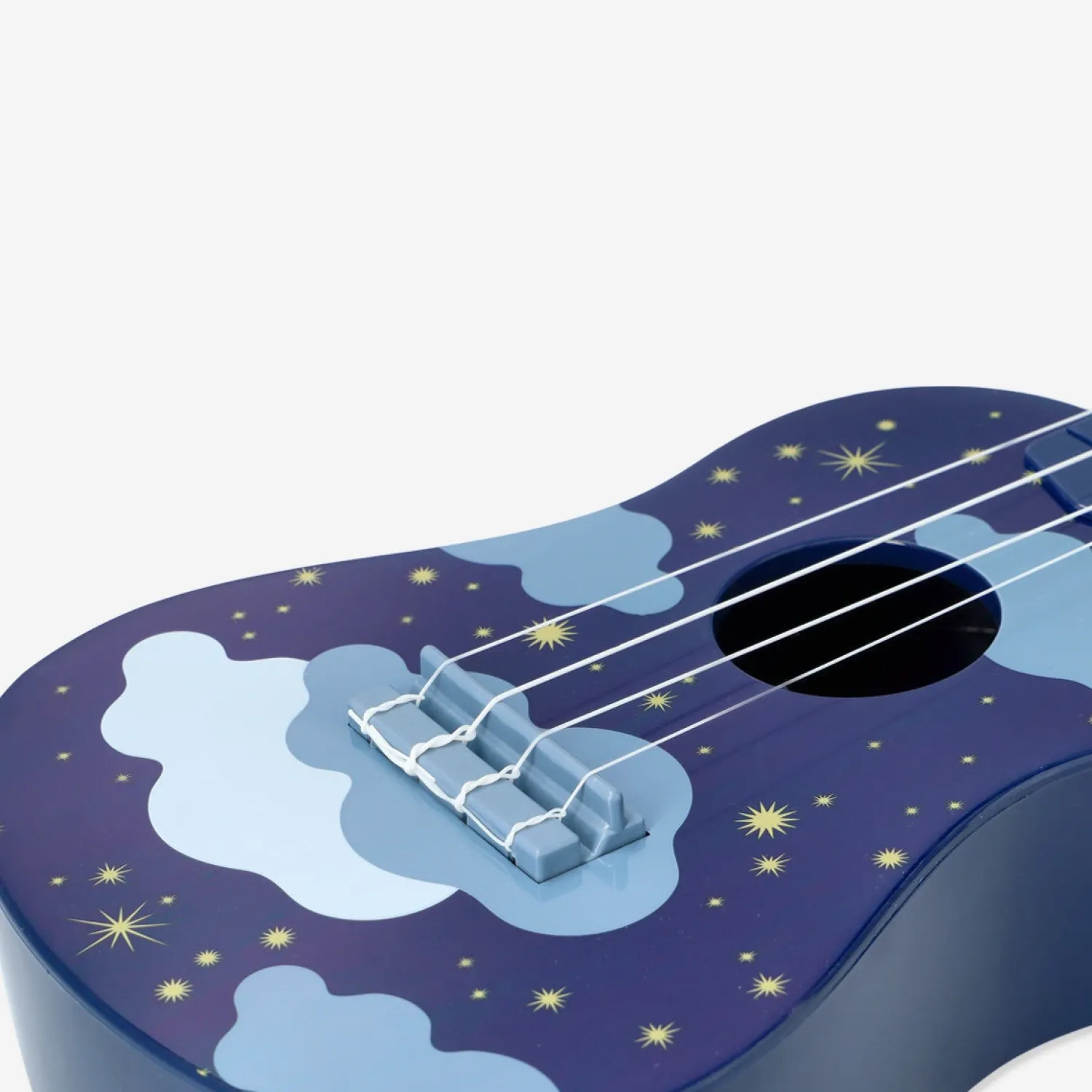 Online Flying Tiger Ukulele mit Wolken Design