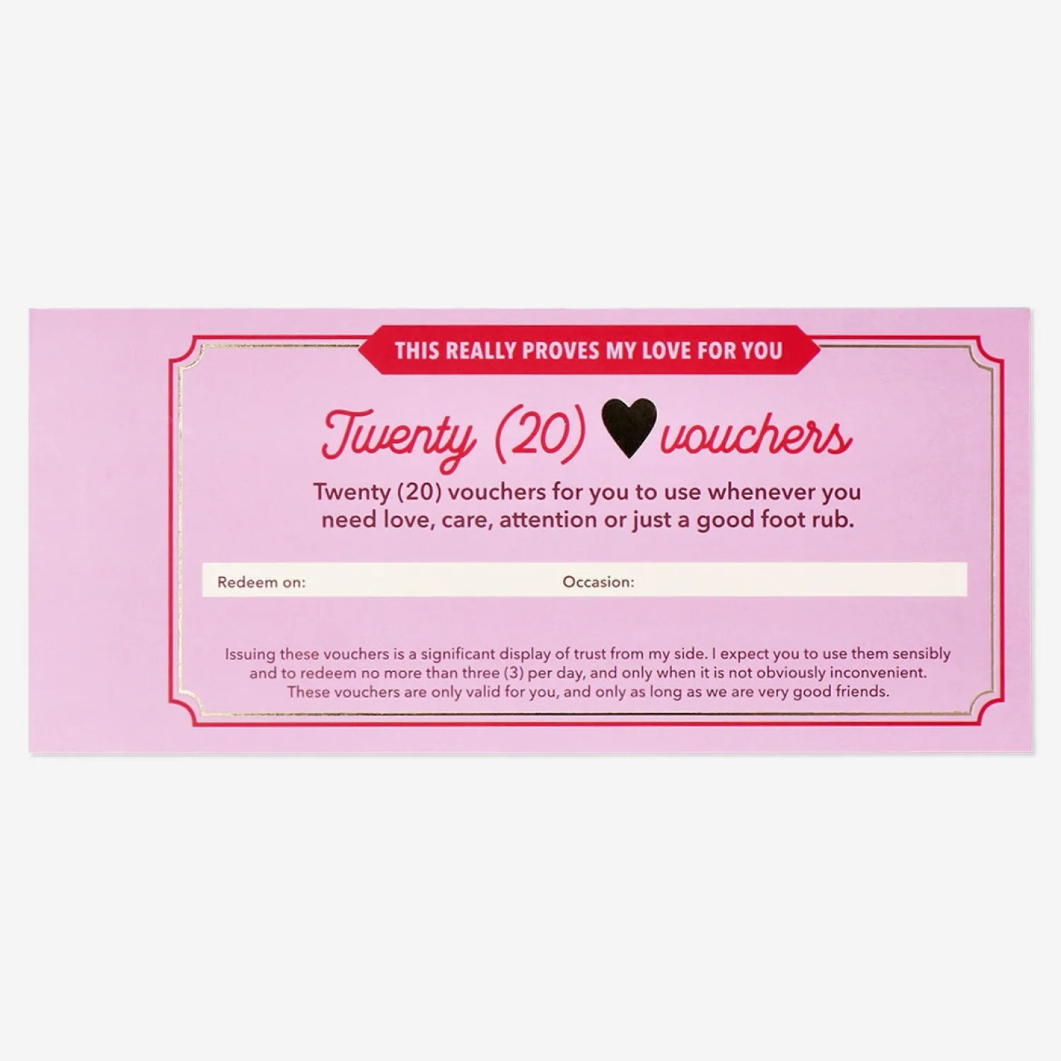 Discount Flying Tiger Valentinstag Themengutscheine