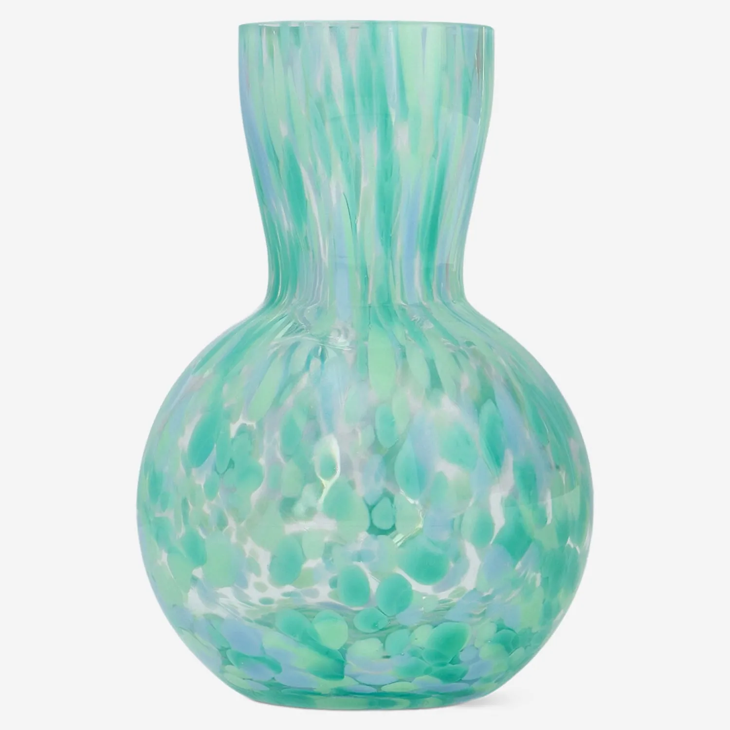 Fashion Flying Tiger Vase mit blauem Spritzerdesign
