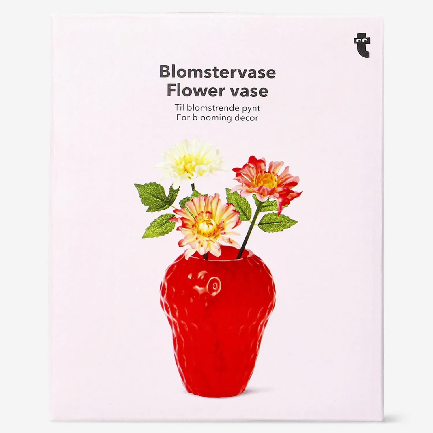 Discount Flying Tiger Vase mit Erdbeeren