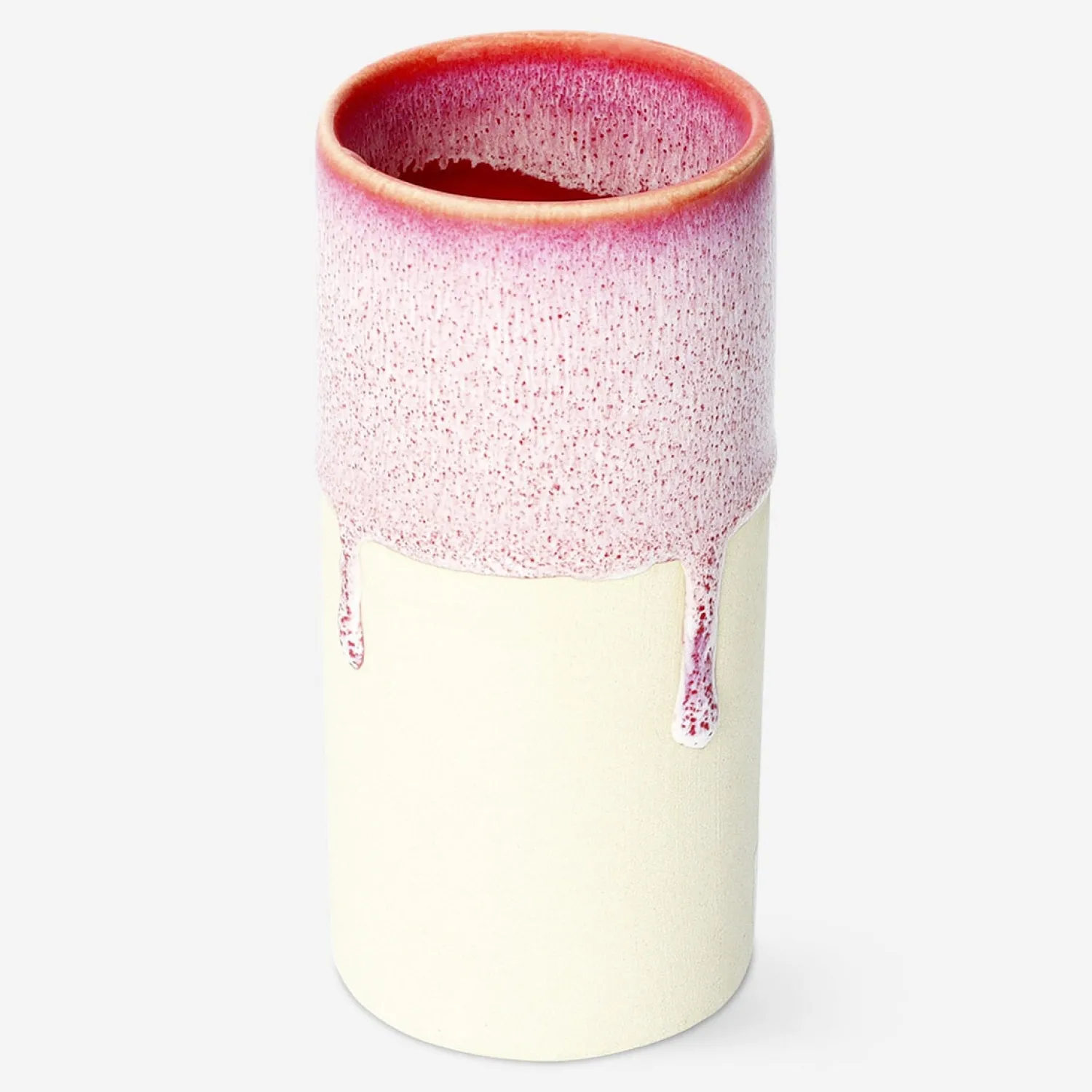 New Flying Tiger Vase mit Tropfenglasur