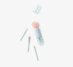 New Flying Tiger Vierteilige mehrfarbige Reise-Make-up-Pinsel