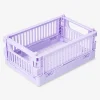 Best Flying Tiger Zusammenklappbare lila Aufbewahrungsbox - Klein